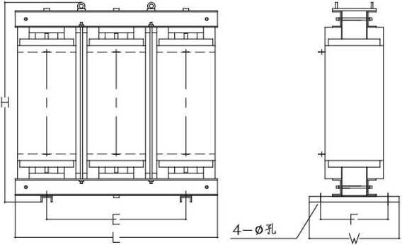 HV Tuning Reactor Outside Drawing